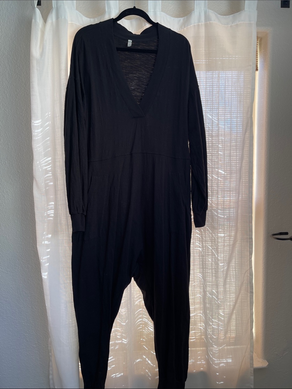 Free people hot shot onesie. Black V-Neck Long Sleeve Jumpsuit.